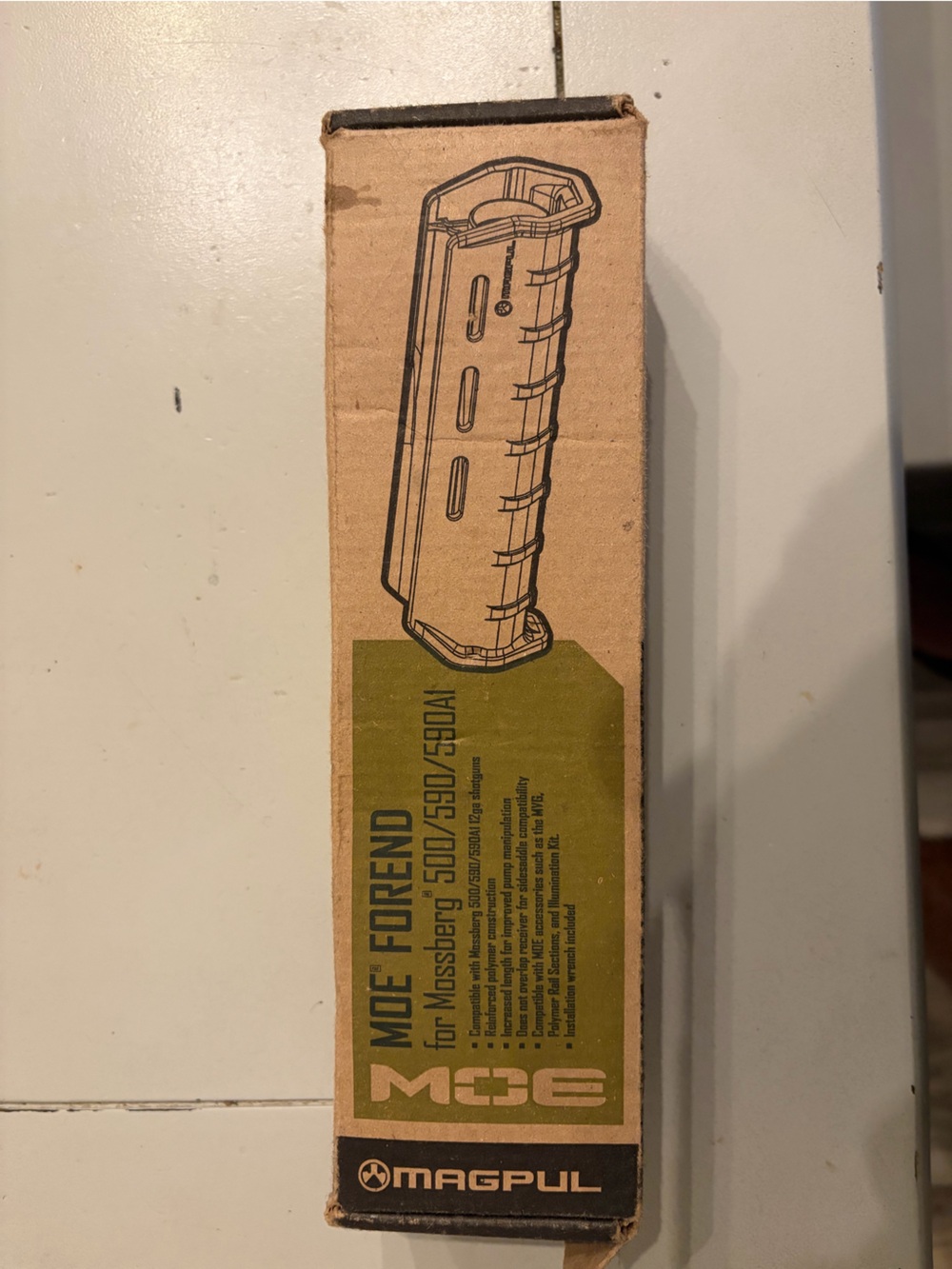 Magpul MOE Forend for Mossberg 500/590A1 in Olive Drab